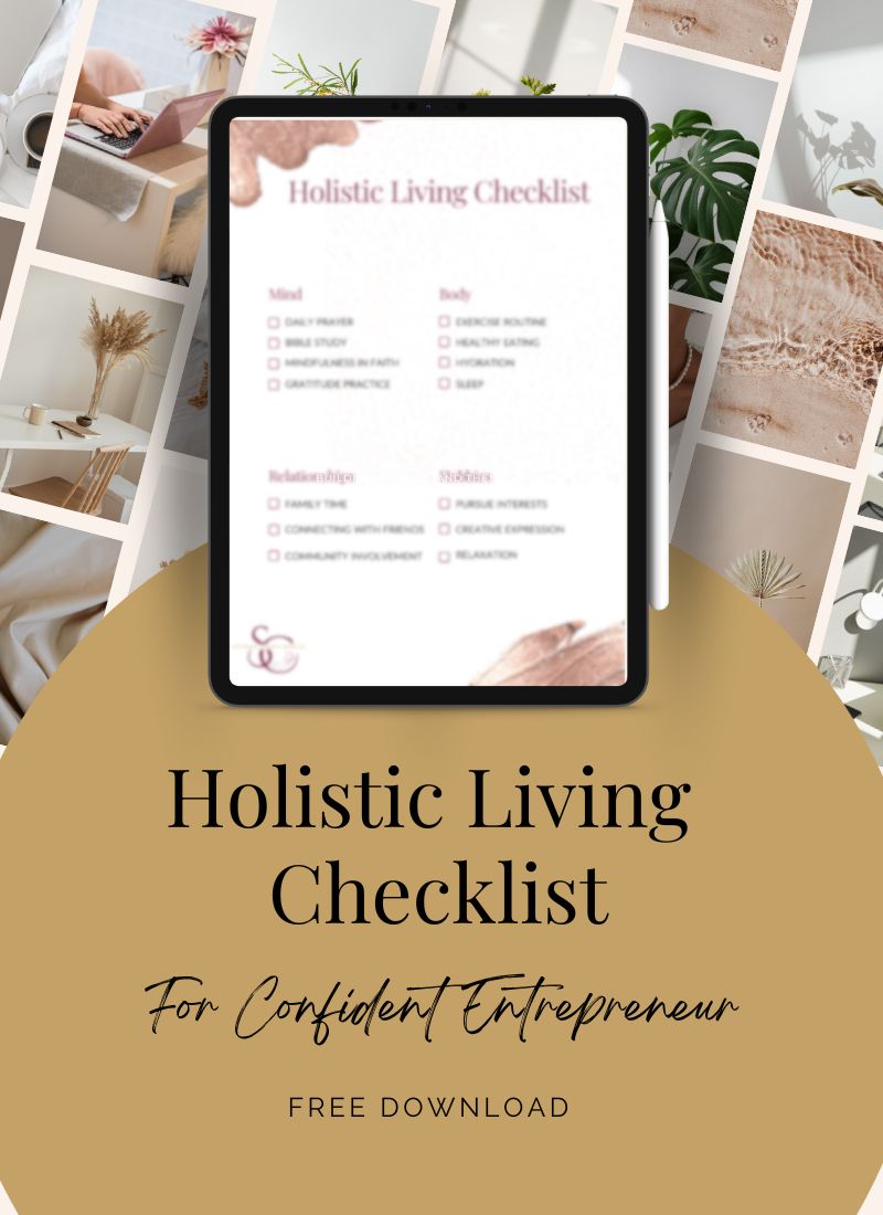 HOLISTIC LIVING CHECLIST